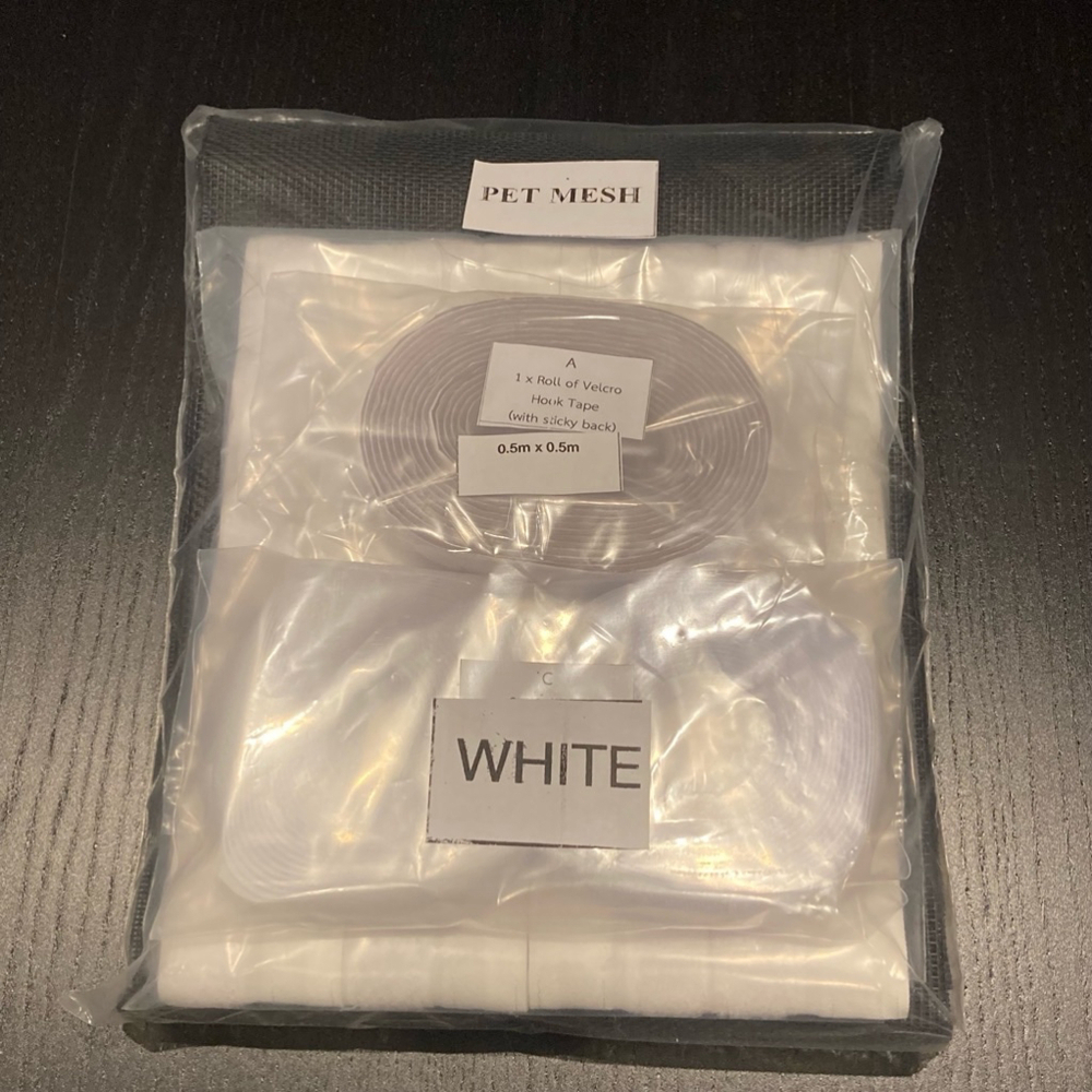 Unbranded Pet Mesh White 0.5m x 0.5m